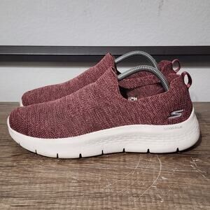 Skechers Go Walk Flex Vella Women's Casual Comfort Shoes Size 10 Burgundy